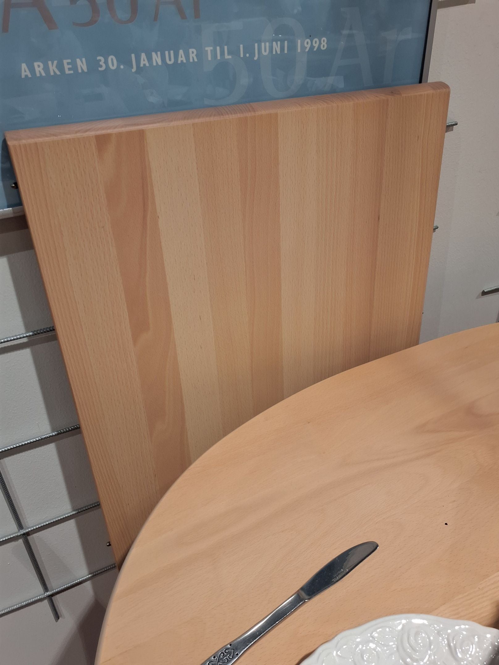 Skovby spisebord med 2. Plader a 50 c,m og 6 stole